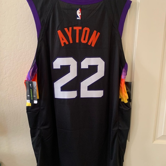 Phoenix Suns Jersey Nike Brand The Valley DeAndre Ayton Stitched - Picture 8 of 8